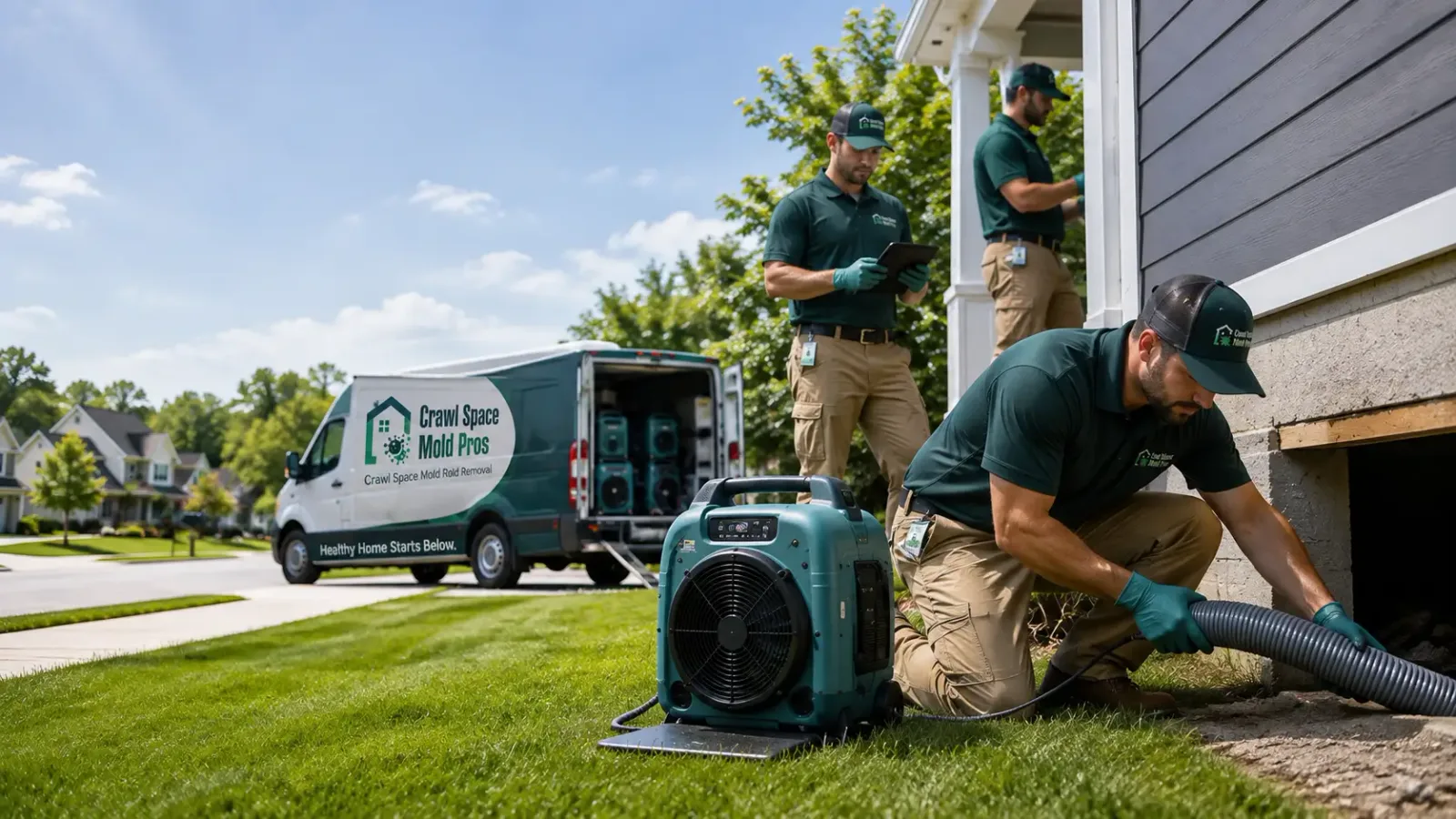 Crawl Space Mold Removal in Hayfork, CA